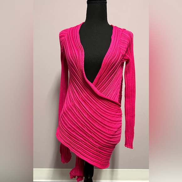 NWT Unique GREECE Multi Use COTTON Designer CARDIGAN - Picture 6 of 13